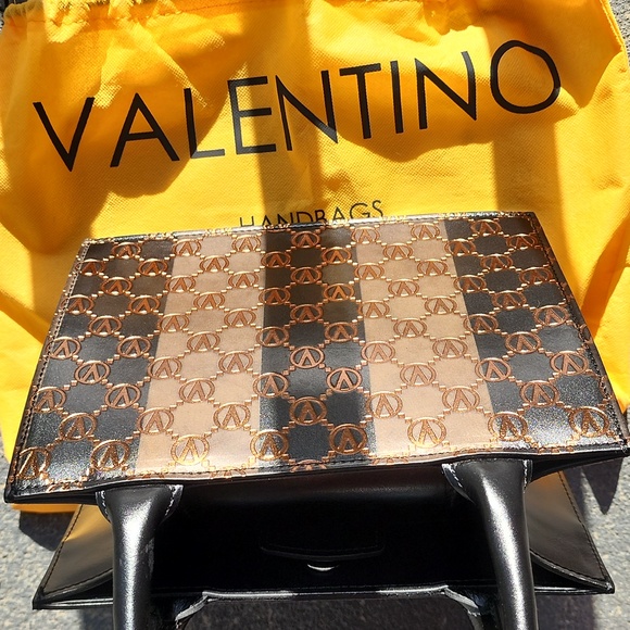 MARIO VALENTINO Monogram Pattern Tote - Picture 5 of 11